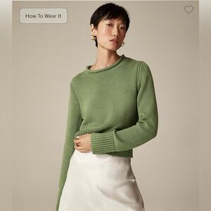JCrew Women’s Heritage Cotton Rollneck Sweater